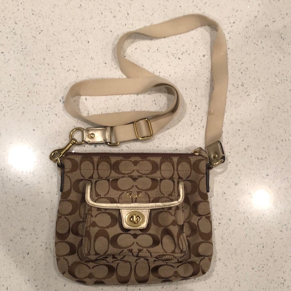 Coach cross body purse